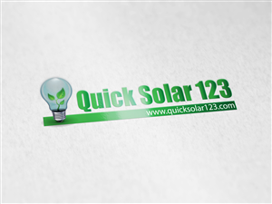 Logo Design by Gr-Design for Quick Solar 123 | Design: #3239393