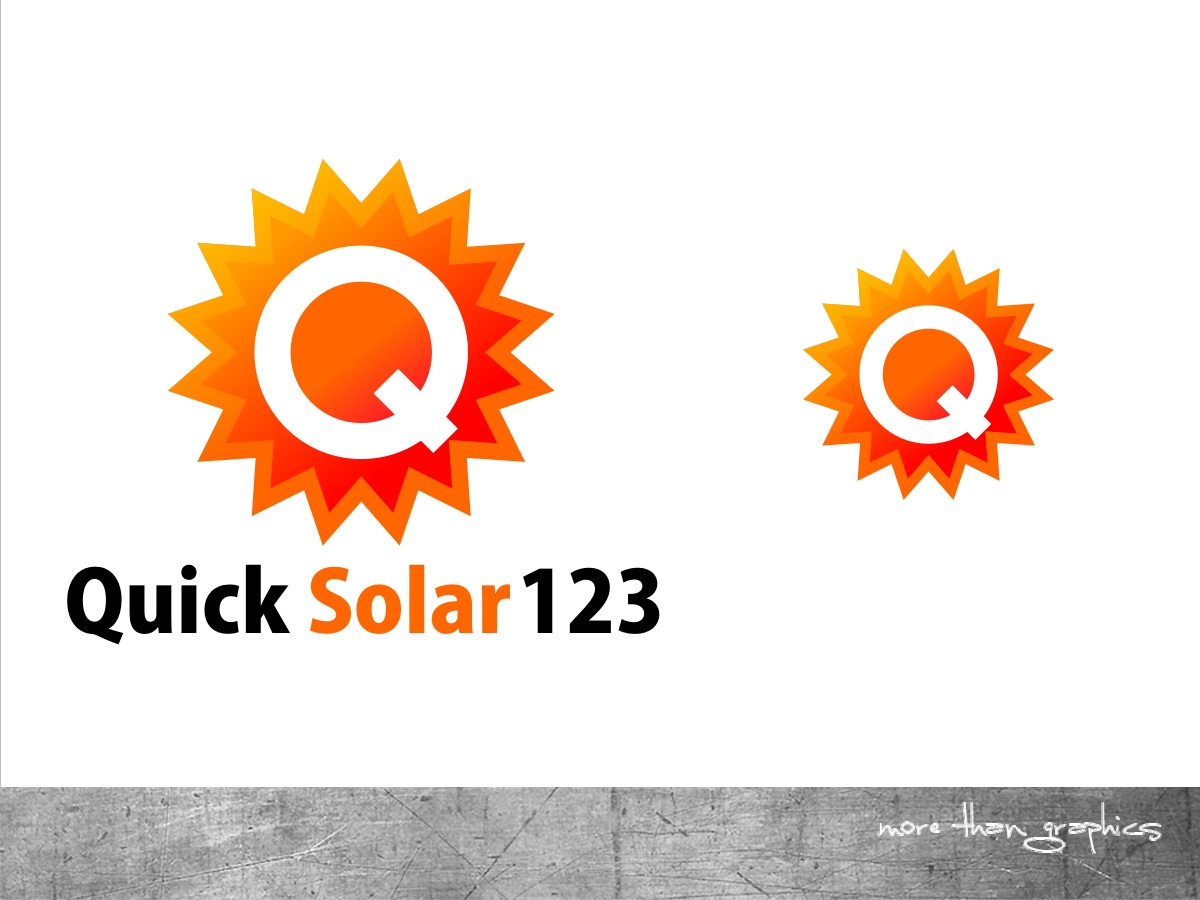 Logo Design by vladst2004 for Quick Solar 123 | Design #3241031