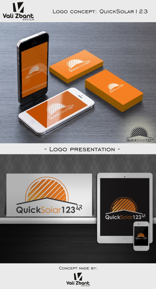 Logo Design by valiz for Quick Solar 123 | Design #3239044