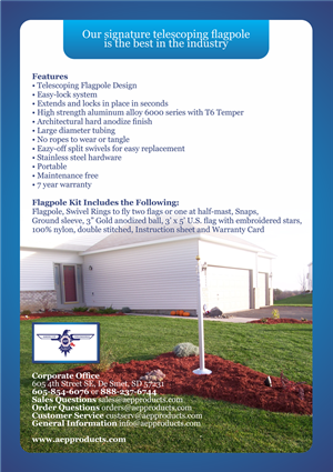 Diseño de Brochure por barinix para American Engineered products | Diseño #3280558