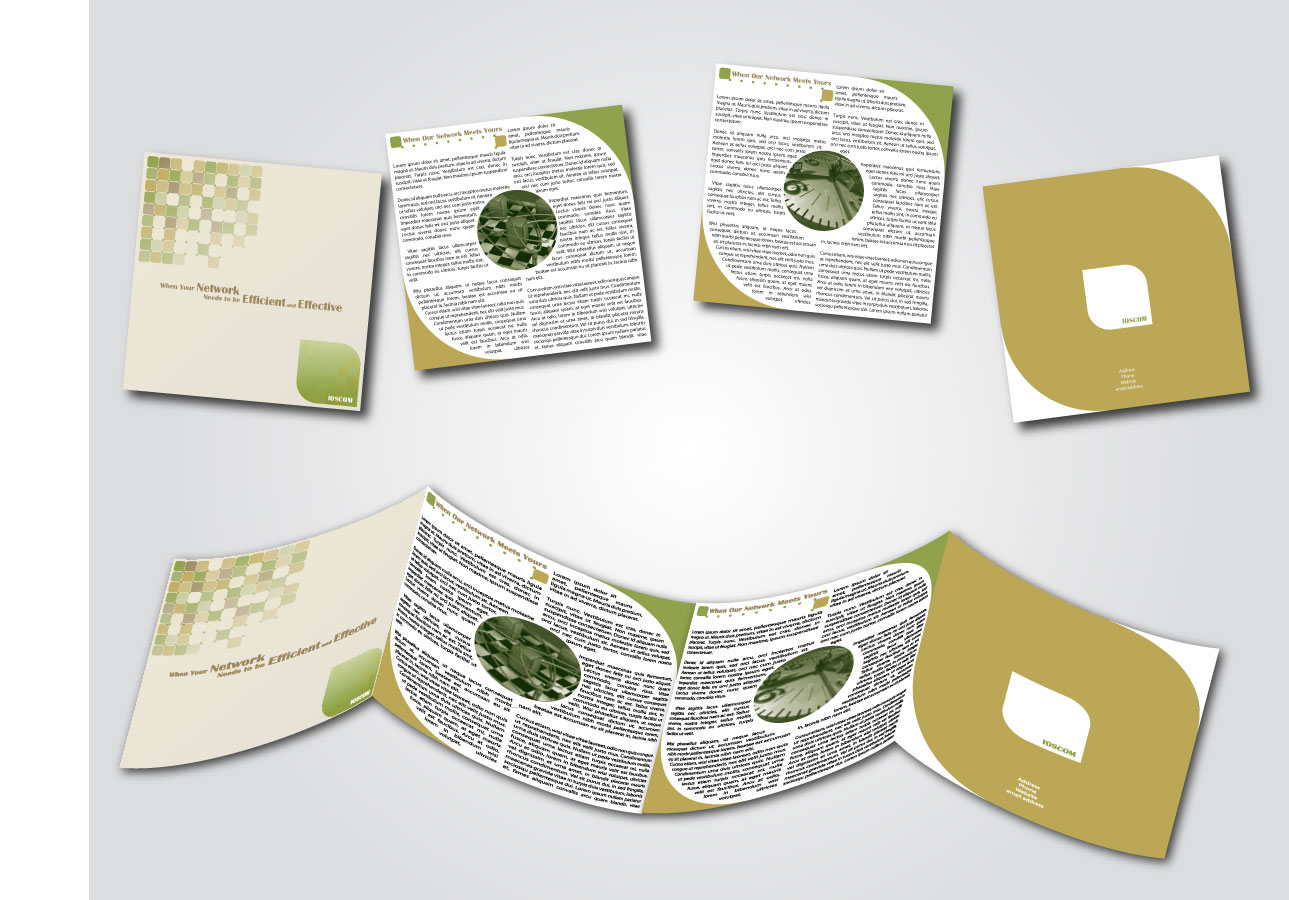 Diseño de Brochure por Kings Bishop Design para IOSCOM P/L | Diseño #814787