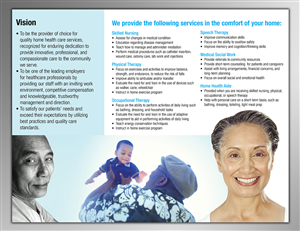 Brochure Design by noworries. for Trio Home Health Care of San Diego, Inc. | Design: #3293604