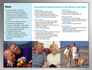 Brochure Design by noworries. for Trio Home Health Care of San Diego, Inc. | Design: #3293606