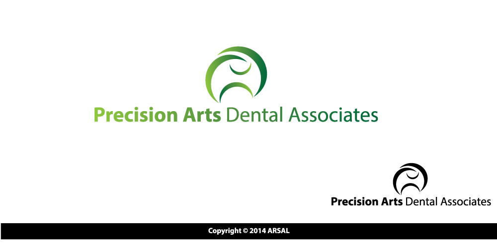 Logo-Design von ARSLAN YASEEN ABBASI für Precision Arts Dental Associates | Design #3277417
