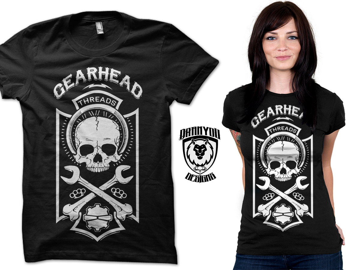 Mechanical Engineering T-shirt Design for GEARHEAD THREADS by *darnyou* | Design #3312760 mechanical-engineering-t-shirt-design-for-gearhead-threads-by-darnyou-design-3312760
