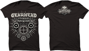 T-shirt Design by yuliART for GEARHEAD THREADS | Design: #3318053