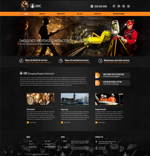 Web Design by Mukh for Emergency Response Contractors | Design #3342575
