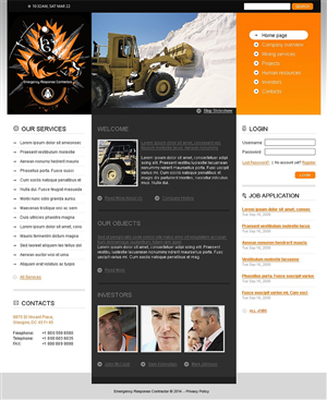 Web Design by Prince for Emergency Response Contractors | Design: #3375283