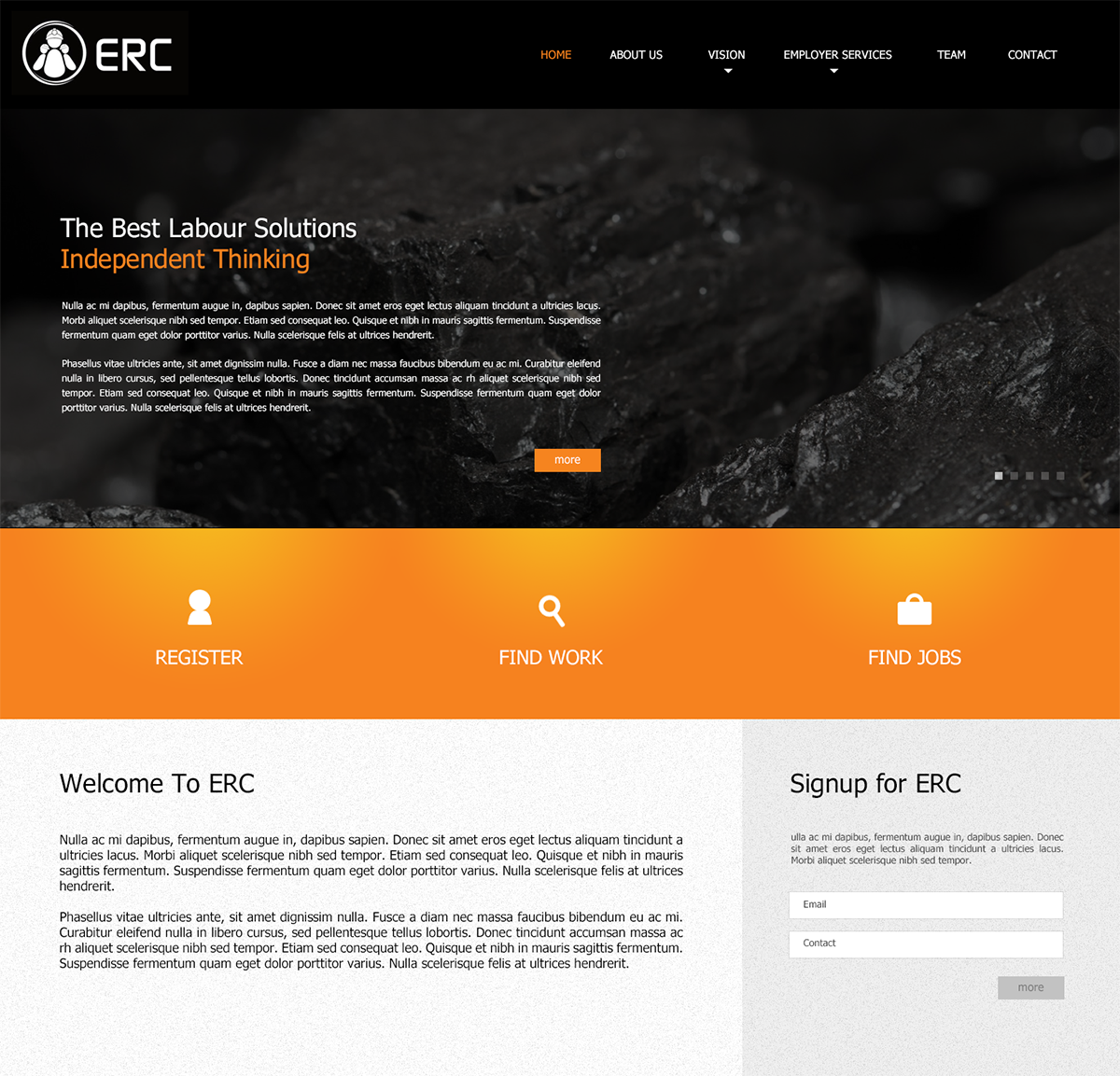 Web Design by Omee for Emergency Response Contractors | Design #3251050