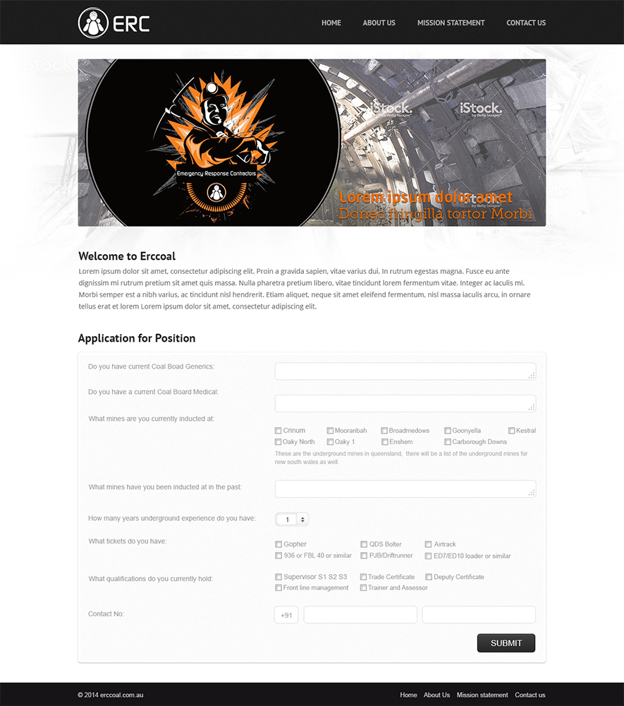Web Design by Mayank Patel for Emergency Response Contractors | Design #3274588
