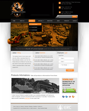 Web Design by webxvision for Emergency Response Contractors | Design: #3305629