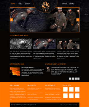 Web Design by Best Design Hub for Emergency Response Contractors | Design: #3371648
