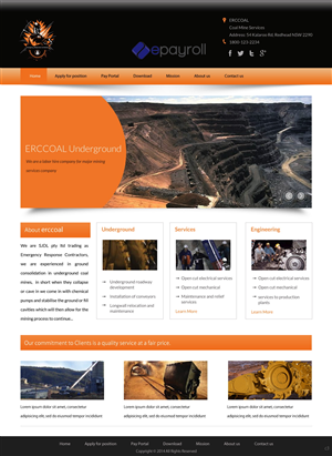 Web Design by pb for Emergency Response Contractors | Design: #3254913
