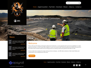 Web Design by pb for Emergency Response Contractors | Design: #3254917