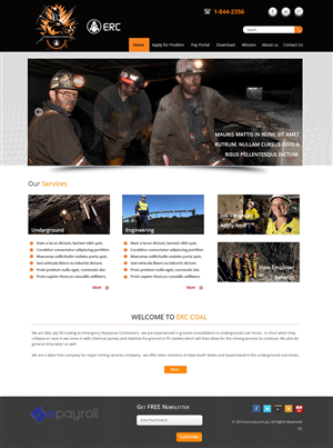 Web Design by pb for Emergency Response Contractors | Design: #3254961