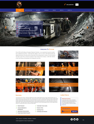Web Design by pb for Emergency Response Contractors | Design: #3254963