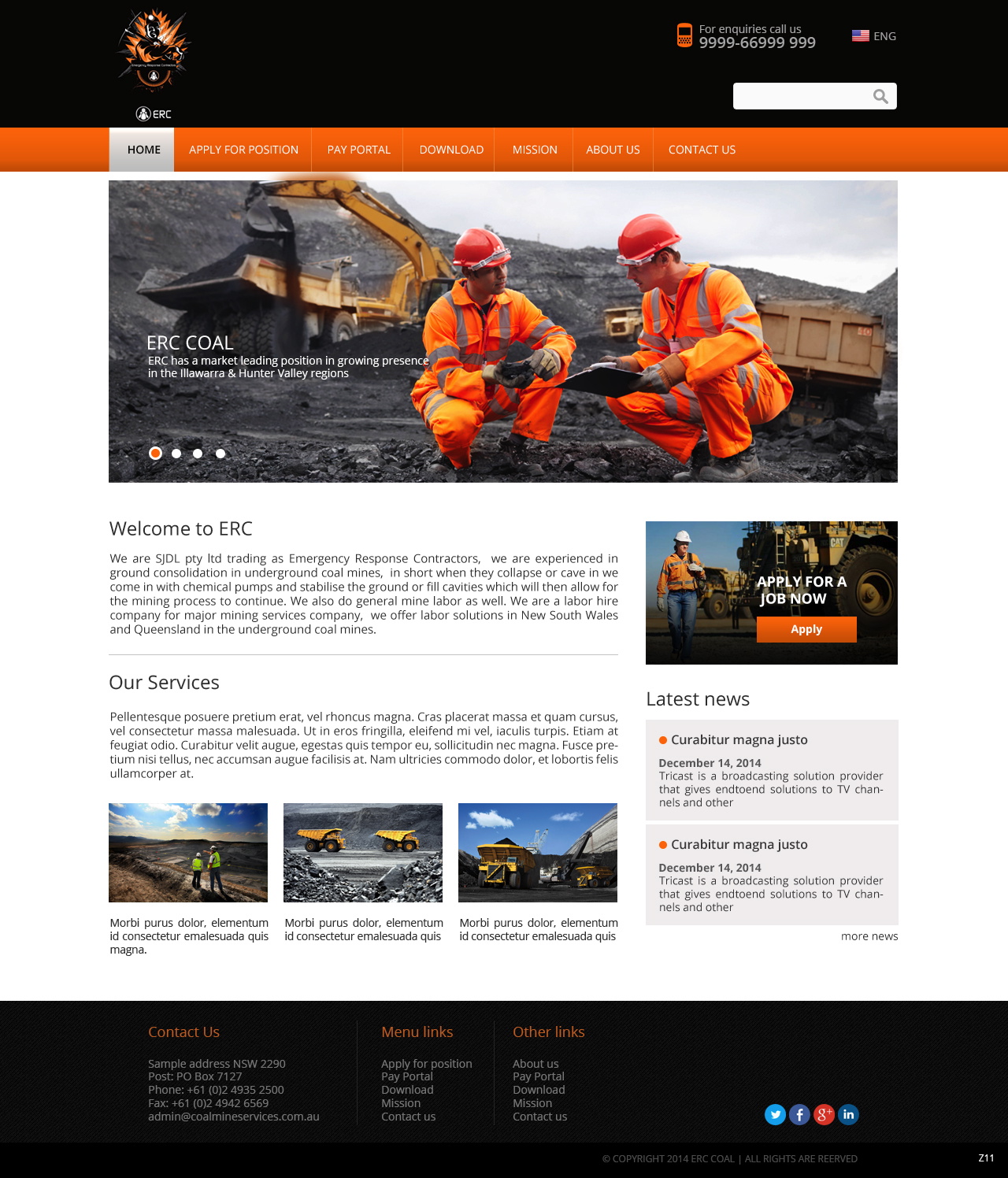 Web-Design von pb für Emergency Response Contractors | Design #3254968