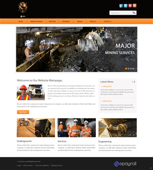 Web Design by pb for Emergency Response Contractors | Design: #3258292
