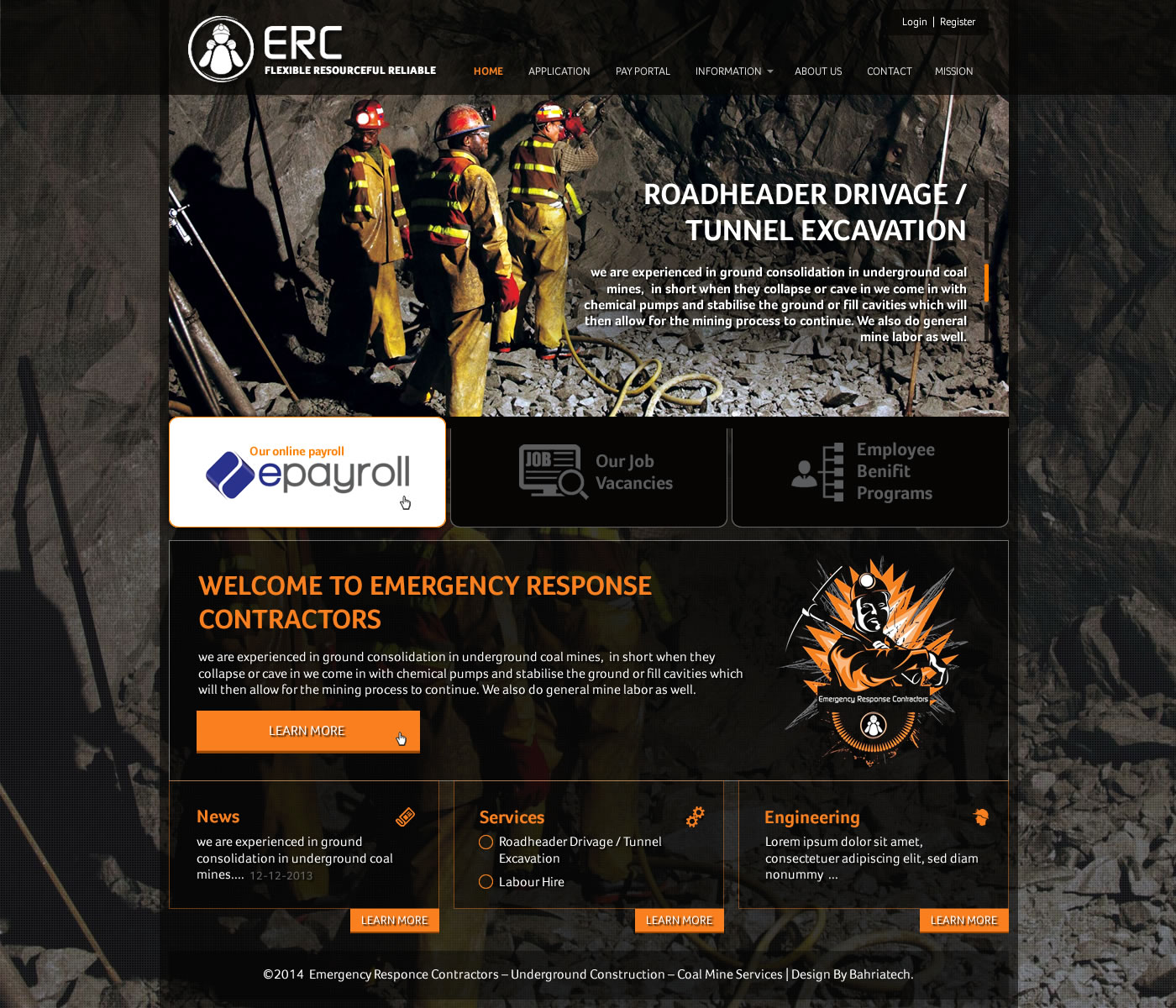 Web Design by Behriatech for Emergency Response Contractors | Design #3260953