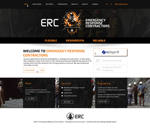 Web Design by Behriatech for Emergency Response Contractors | Design: #3260955
