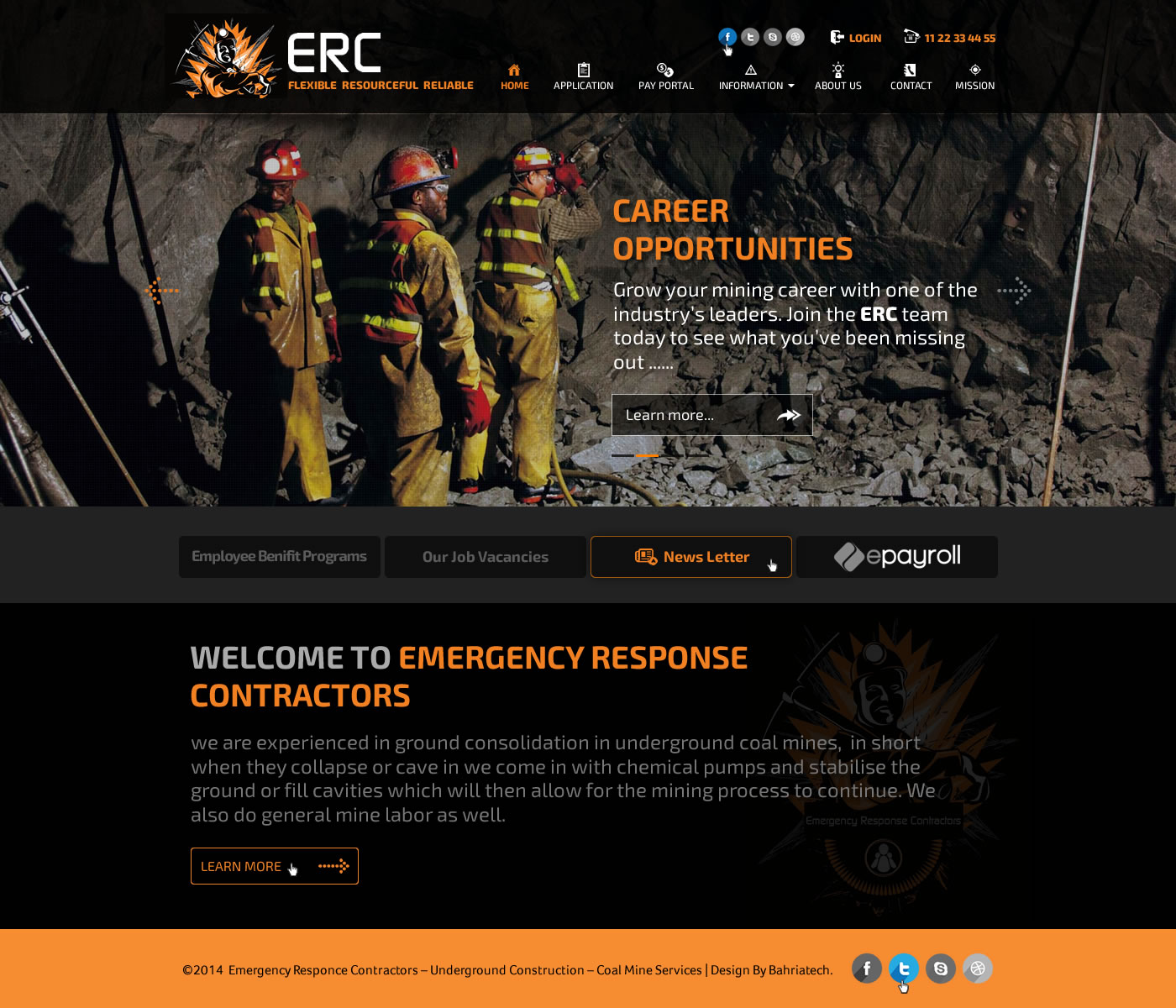 Web Design by Behriatech for Emergency Response Contractors | Design #3260957
