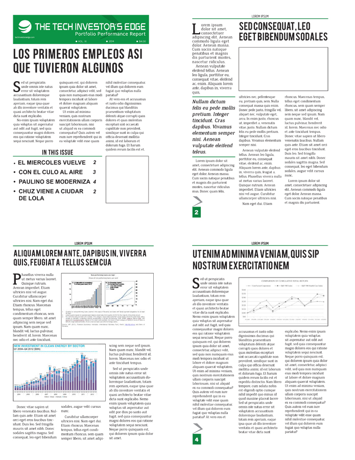 Diseño de Newsletter por Venus L. Penaflor para techinvestorsedge.com | Diseño: #3349929
