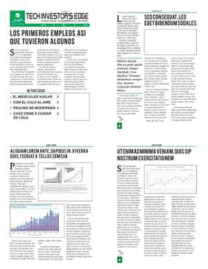 Diseño de Newsletter por Venus L. Penaflor para techinvestorsedge.com | Diseño: #3360194