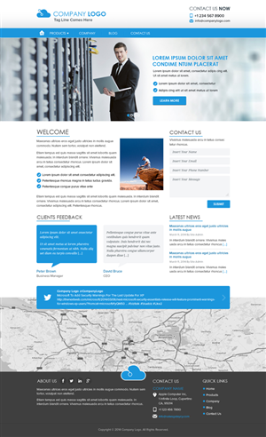 Web Design by Pixeleas for Riverbank Systems | Design: #3302501