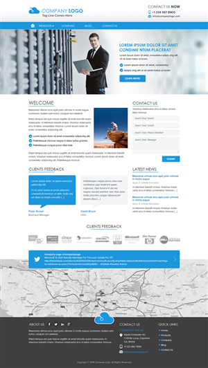 Web Design by Pixeleas for Riverbank Systems | Design: #3302549