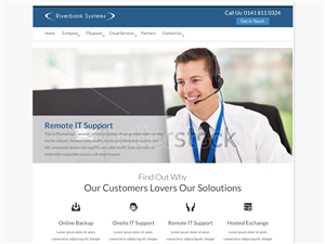 Web Design by Intense for Riverbank Systems | Design: #3492124