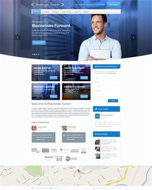 Web Design by Emmanuel for Riverbank Systems | Design: #3508505