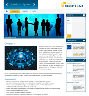 Web Design by Dark Tree for Riverbank Systems | Design: #3379918