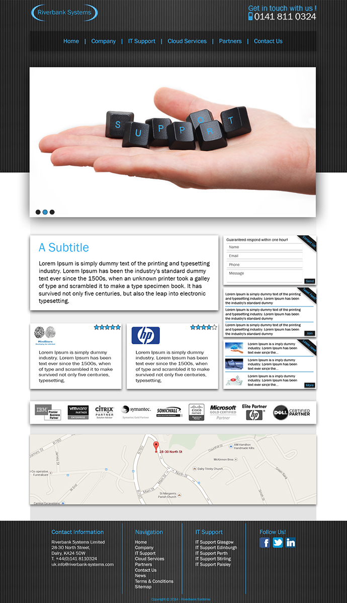 Web-Design von NLDesign für Riverbank Systems | Design #3345751