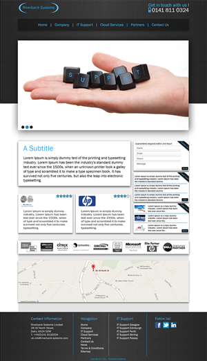Web Design by NLDesign for Riverbank Systems | Design: #3345751
