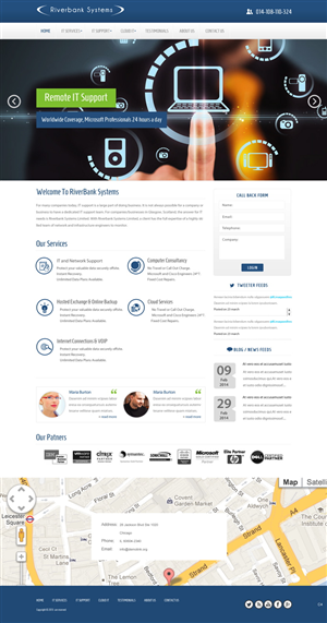 Web-Design von pb für Riverbank Systems | Design: #3303790
