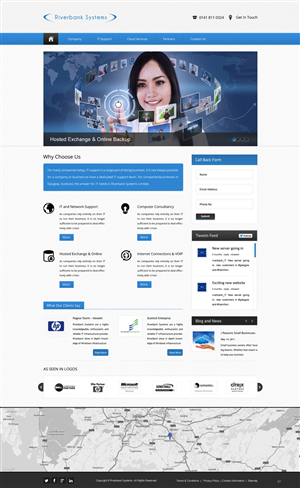 Web-Design von pb für Riverbank Systems | Design: #3303794