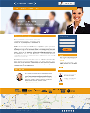 Web-Design von pb für Riverbank Systems | Design: #3303803