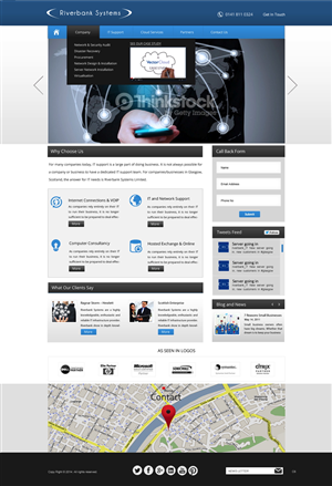 Web-Design von pb für Riverbank Systems | Design: #3303826