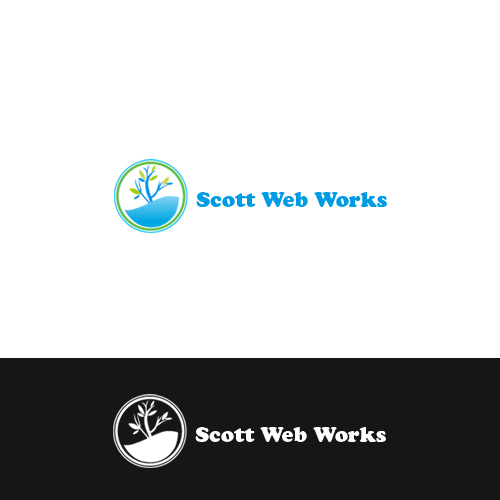 Logo Design by Faisal Amin for Scott Web Works | Design #3269338