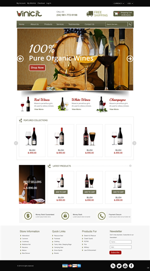 Web Design by pb for this project | Design: #3255126