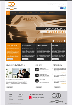 WordPress-Design von pb für dieses Projekt | Design: #800478