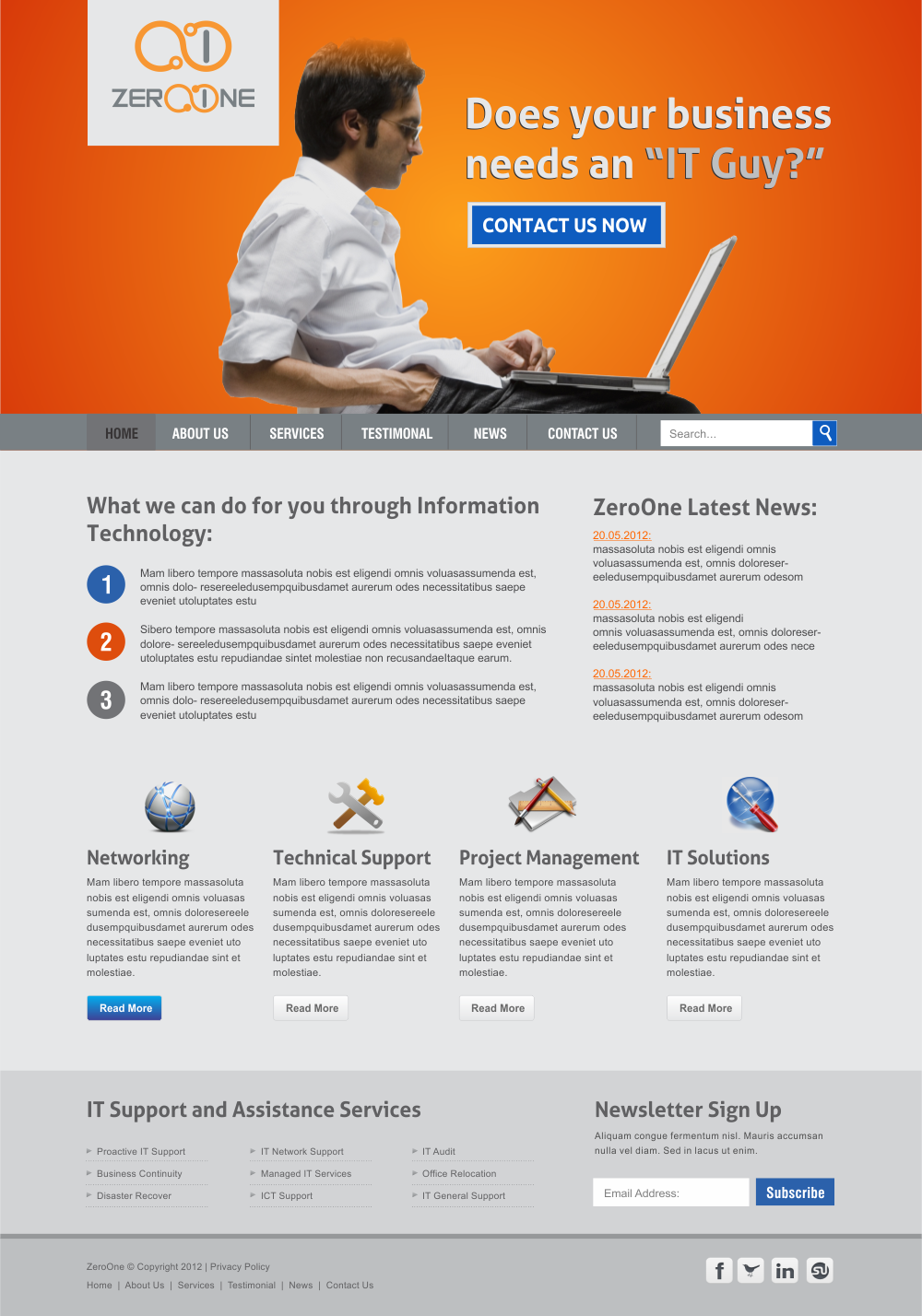 Wordpress Design by CreativeIyke for this project | Design #798243