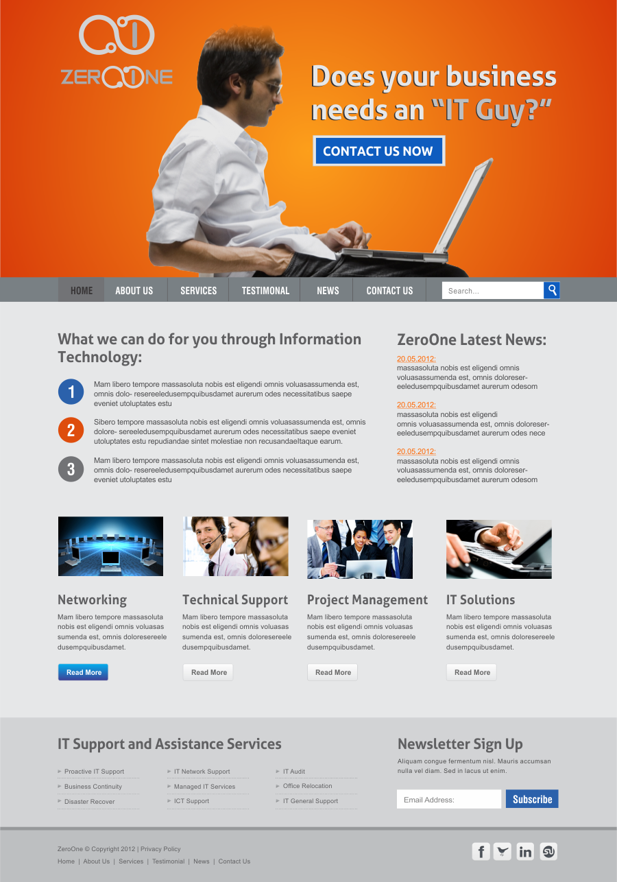 Wordpress Design by CreativeIyke for this project | Design #810142