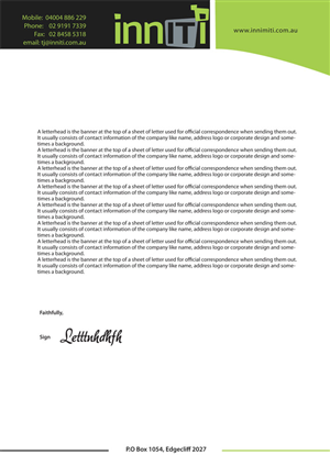 Letterhead Design by Elkana Letting