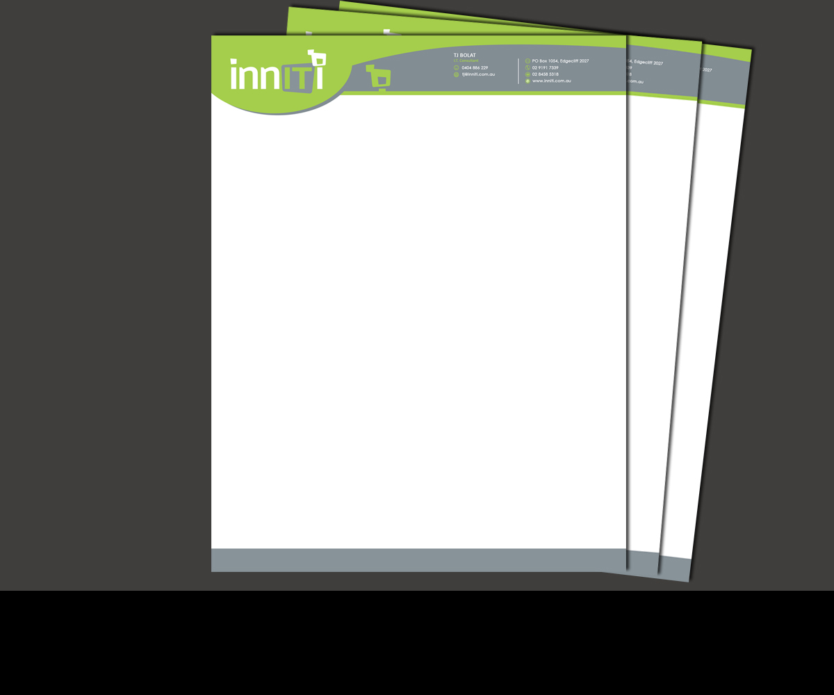 Diseño de Membrete por LMC GRAPHICS para Inniti Pty Ltd | Diseño #3297018