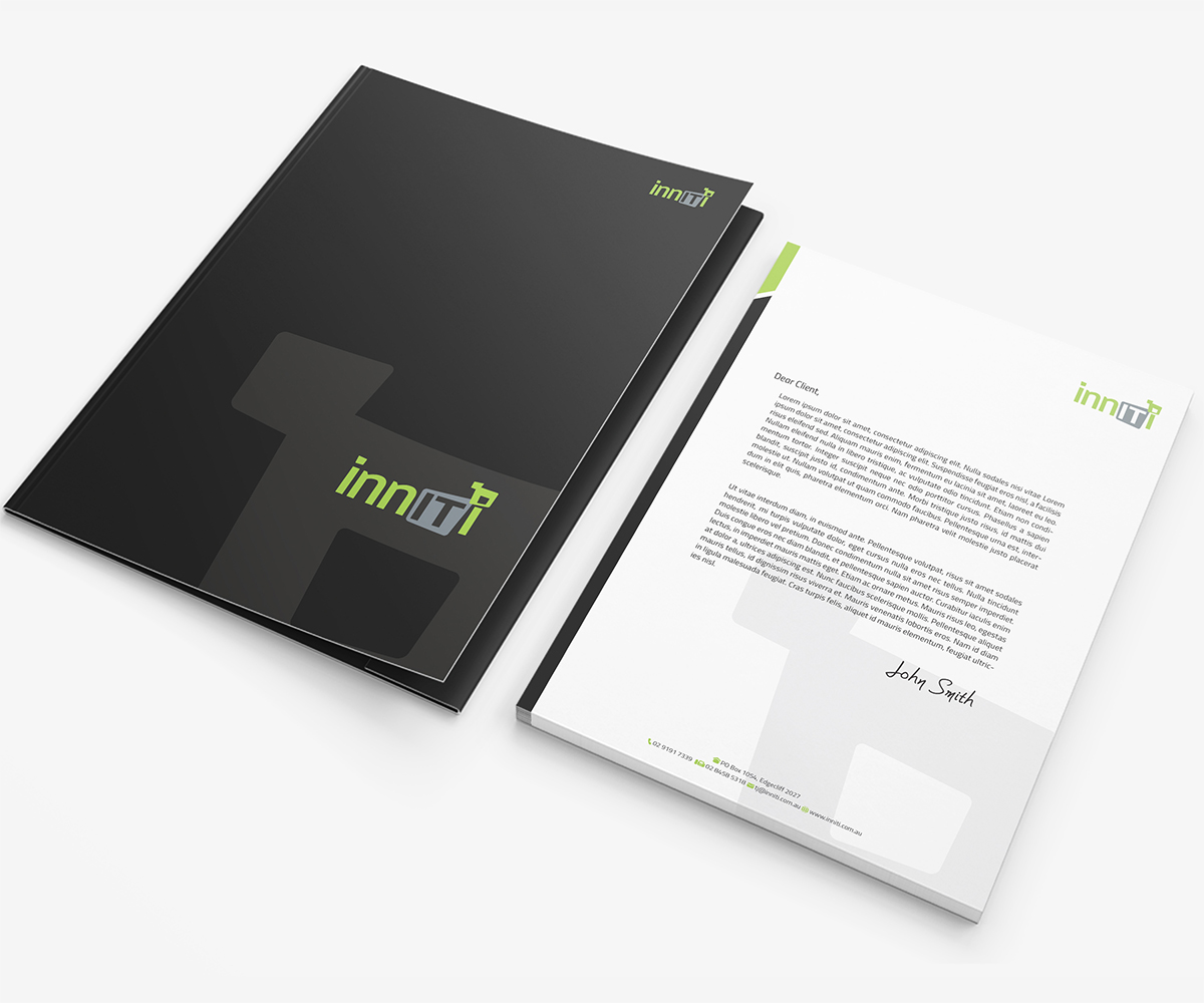 Diseño de Membrete por Owtee-TheDreamer. para Inniti Pty Ltd | Diseño #3295910