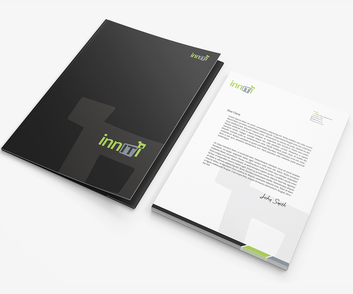 Letterhead Design by Owtee-TheDreamer. for Inniti Pty Ltd | Design #3296015