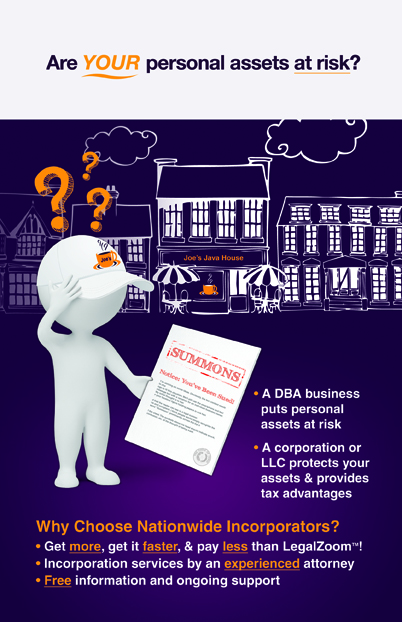 Flyer Design by RYCO Design for Nationwide Incorporators, Inc. | Design: #806485