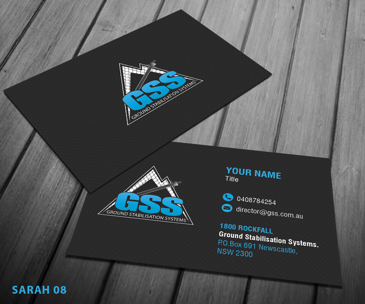 Business Card Design by Sarah Haroon for this project | Design #3299436
