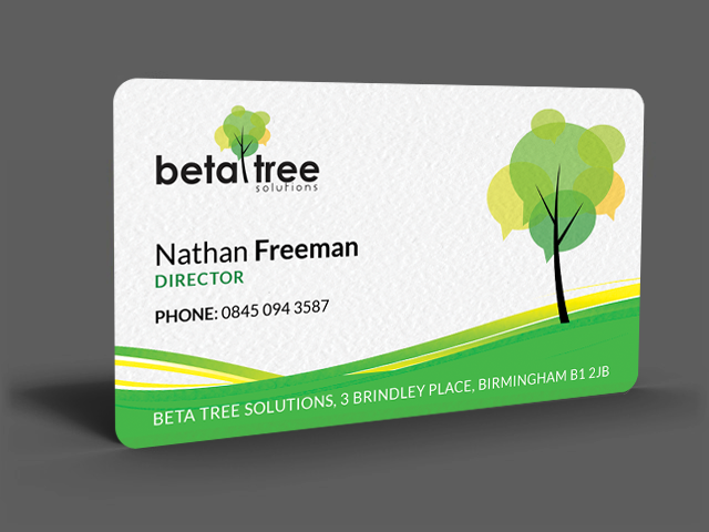 Diseño de Tarjeta de Presentación por  Artman para Beta Tree Solutions | Diseño #4513419
